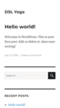 Mobile Screenshot of dslyoga.com